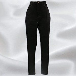 LONDONJEAN Black Classic Fit Jeans in Size 8